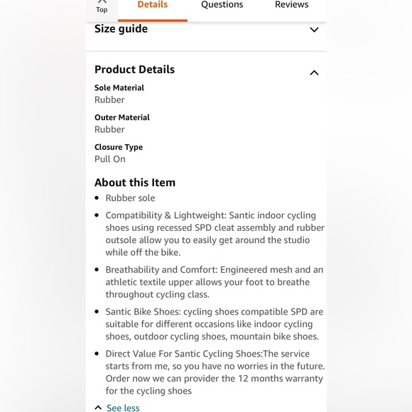 Santic Indoor Cycling Shoe - Picture 5 of 6